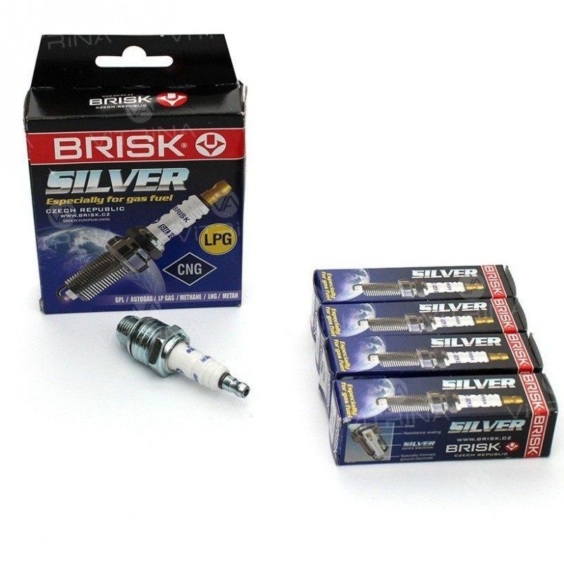 Свеча BRISK SILVER NR15S УАЗ, ГАЗ дв.ЗМЗ 402 к-кт 4шт