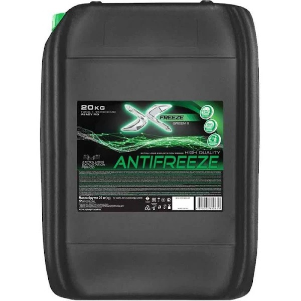 Антифриз X-FREEZE зеленый 20кг 430206162