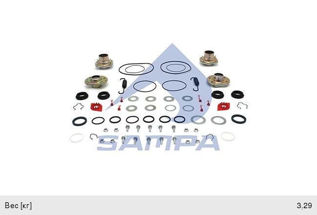 Ремкомплект SAF вала тормозного (комплект на ось) (SKRS) SAMPA 075.542, 3434363900
