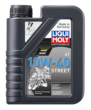 Масло моторное Liqui Moly 4T MOTORBIKE STREET 10W-40 SN MA2 1л 7609
