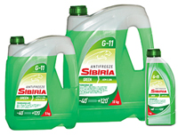 Антифриз SIBIRIA G11 зеленый  5кг 800216