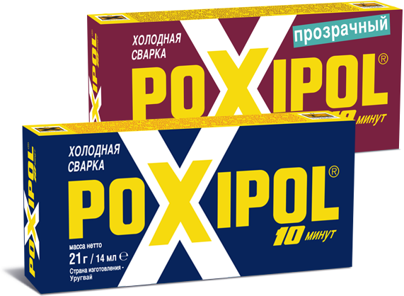 Сварка холодная POXIPOL бесцветная 14мл STO2079