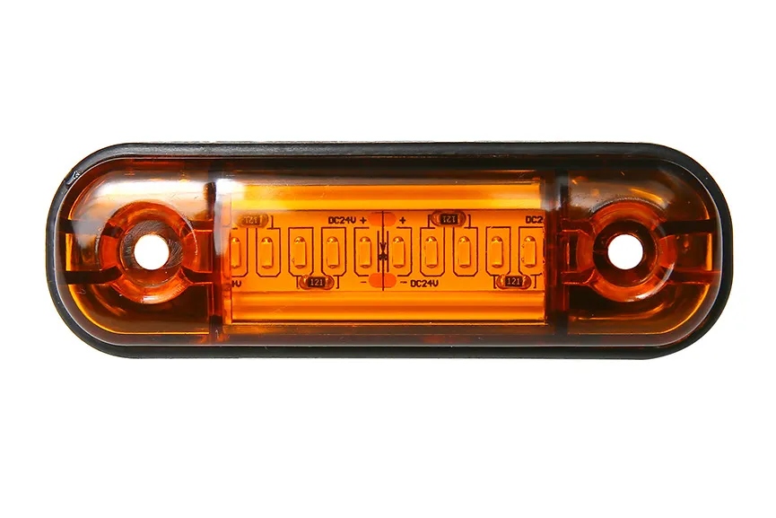 Фонарь габаритный желтый 24В 10LED