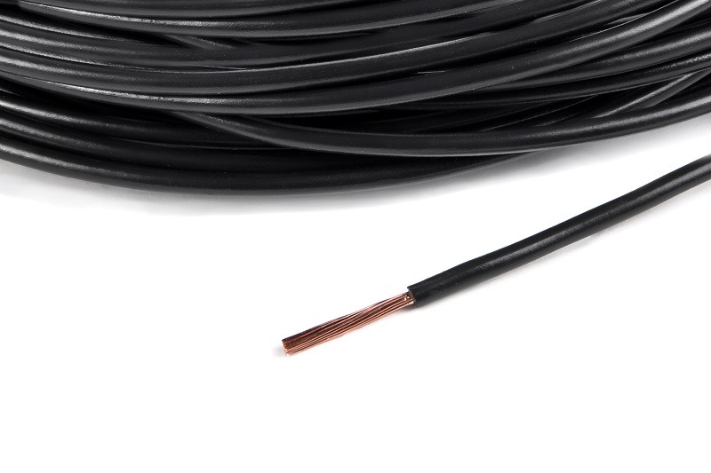 Провод монтажный ПВАМ 10м (сечение 1.0 кв.мм) черный CARGEN AX3532