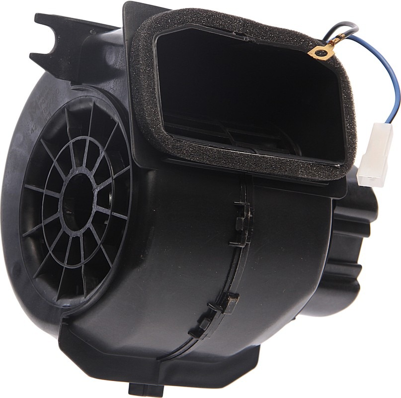 Мотор отопителя МАЗ 24В в сборе (с крыльчаткой и кожухом) MEGAPOWER 370-15-047, 42.3780000, 42.3780