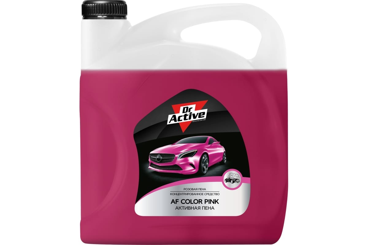 Автошампунь Dr. Active Активная пена "AF Color Pink" 6кг 802555
