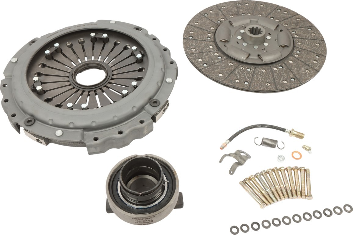 Сцепление ЯМЗ-181 в сборе МАЗ (полный комплект) MEGAPOWER 160-11-056, 181.1600008, 181.1601090