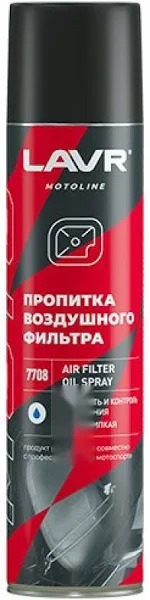 Пропитка для воздушных фильтров LAVR MOTO LN7708 400мл 