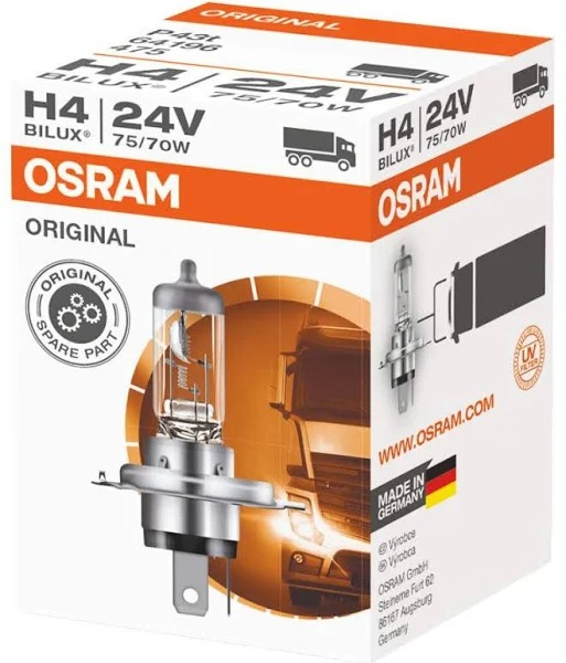 Лампа Н4 24-75/70 OSRAM Р43t 64196