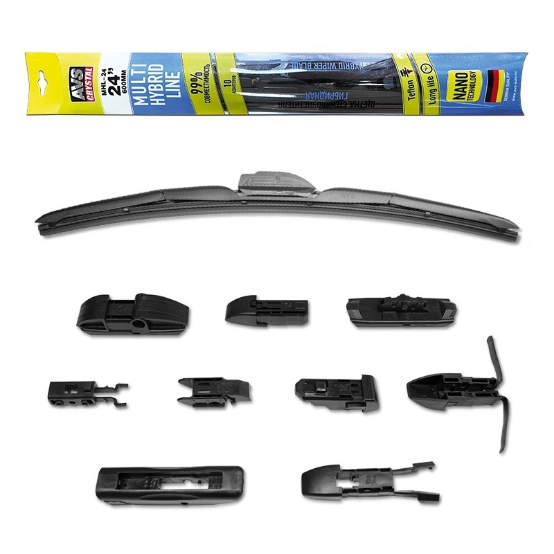 Щетка стеклоочистителя AVS Multi Hybrid Line (10 в 1) MHL-22 (60 см) A40388S