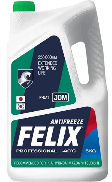 Антифриз FELIX JDM G11 зеленый 5кг 430206331