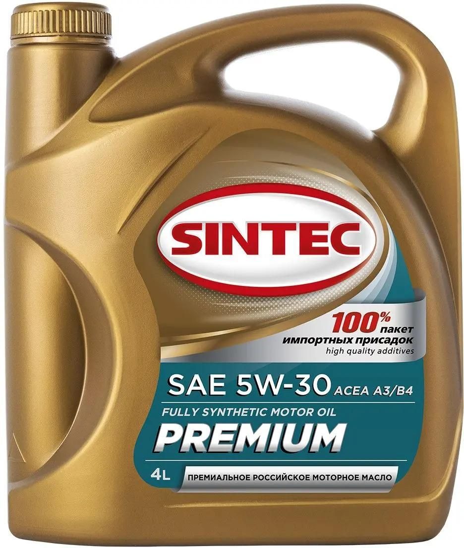 Масло моторное SINTEC PREMIUM SAE 5W30 ACEA A3/B4 синт. 4л 801969