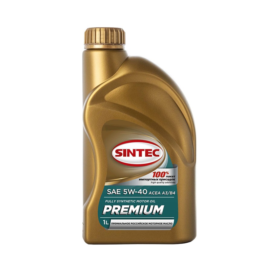 Масло моторное SINTEC PREMIUM SAE 5W40 ACEA A3/B4 синт. 1л 801970