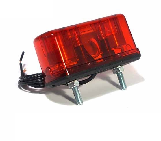 Фонарь номерного знака LED 12-24В красный 2 диода 002.3717-01