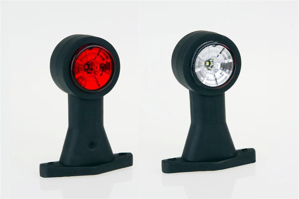 Фонарь габаритный ГФ3.3 LED1- 20/2 бело-красный хрусталик комплект