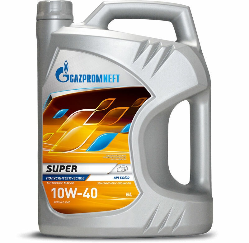 Масло моторное ГАЗПРОМНЕФТЬ Super 10W-40 п/с  5л 2389901319