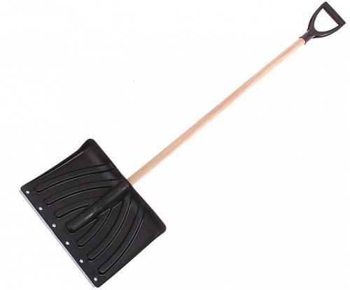 Лопата для снега КРЕПЫШ с метал черенком 440х315