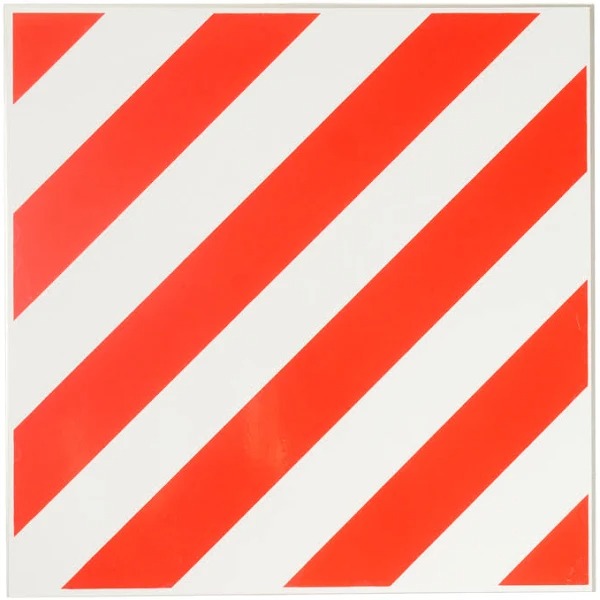 Знак негабаритный груз (наклейка) 400х400мм