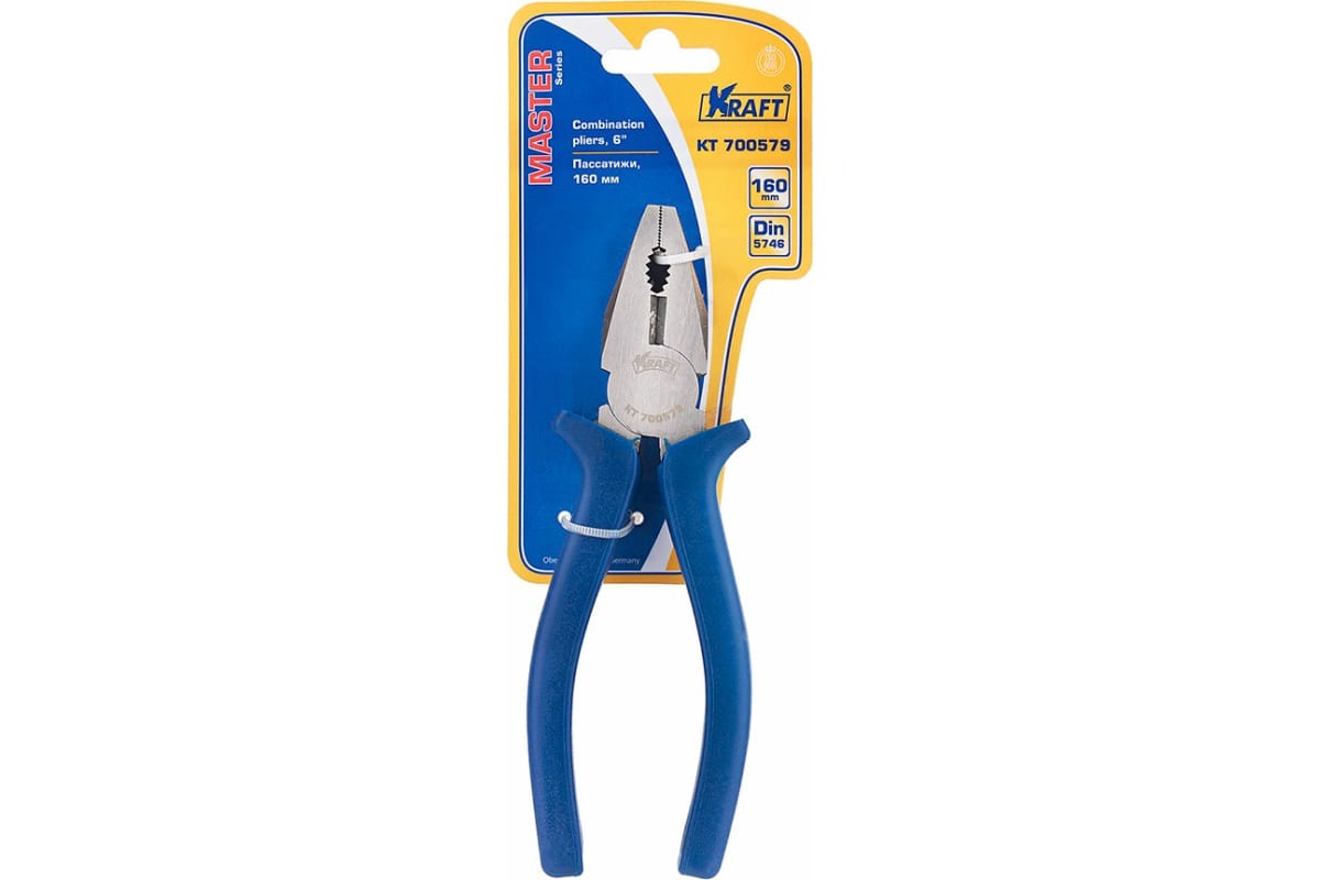 Пассатижи комбинированные 160 мм KRAFT Master 700579