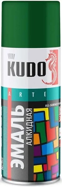 Краска KUDO зеленая 520мл KU-10081