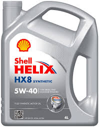 Масло моторное SHELL Helix HX8 5W40 синт. 4л