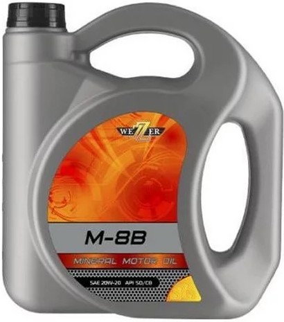 Масло моторное WEZZER M-8B 20W20 20л