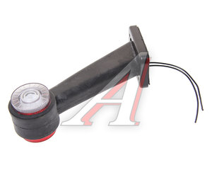 Фонарь габаритный на резиновой ножке (красный-белый) 12-24В ОГ-35 LED AVTOELECTRICA 09.1363
