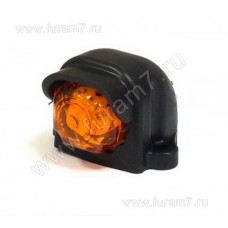 Фонарь габаритный ГФ3.19 (желтый) LED 12-24В резиновый корпус (аналог ФПГ-24 LED)