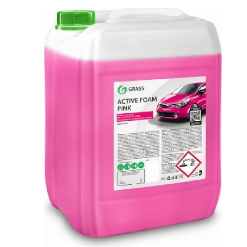 Автошампунь для бесконтактной мойки GRASS Active Foam Pink 23,5кг 110507