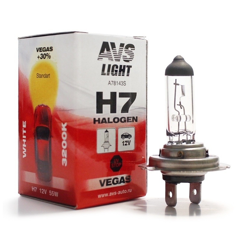 Лампа Н7 12-55 AVS Vegas A78143S