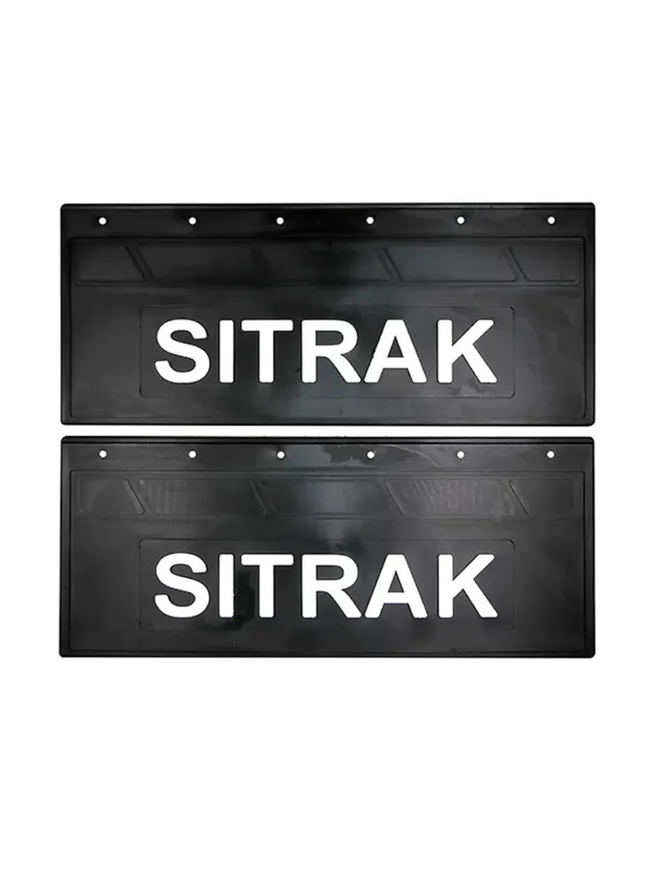 Брызговик 270х670 задний к-кт 2шт SITRAK (LUX ) Белая надпись