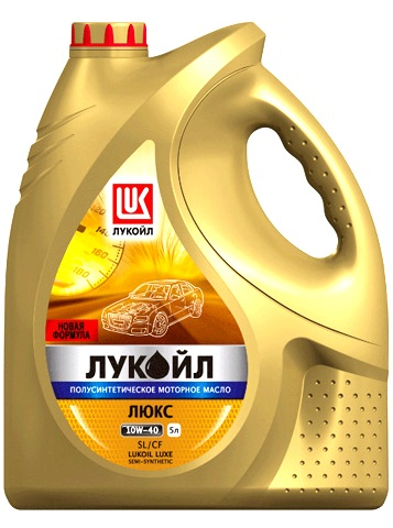Масло моторное ЛУКОЙЛ Люкс 10W-40 п/синт. 5л 19299