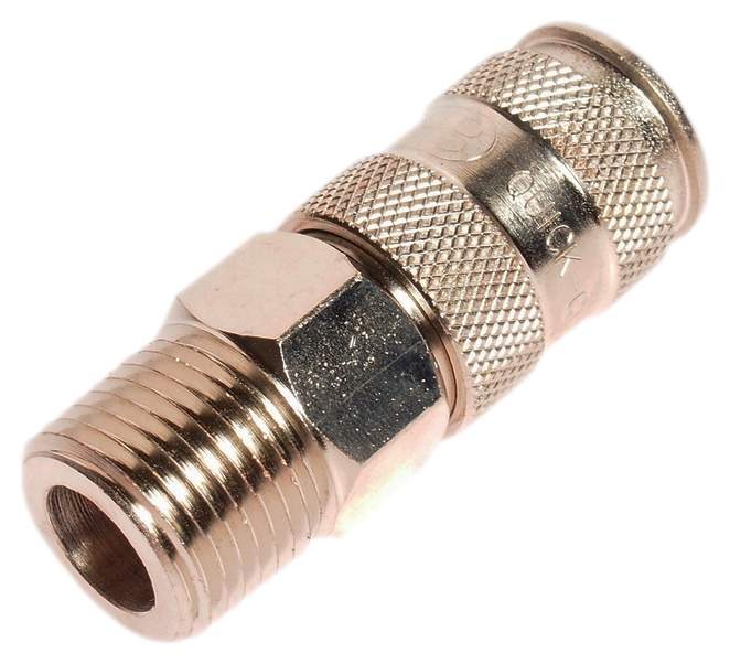 Переходник для компрессора M1/2" быстросъемный с клапаном наружная резьба JTC JTC-D40SMA