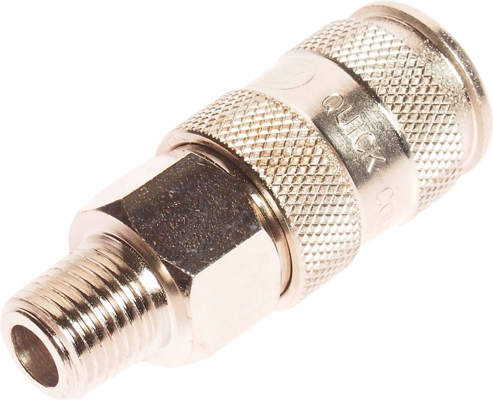 Переходник для компрессора M1/4" быстросъемный с клапаном наружная резьба JTC JTC-D20SMA