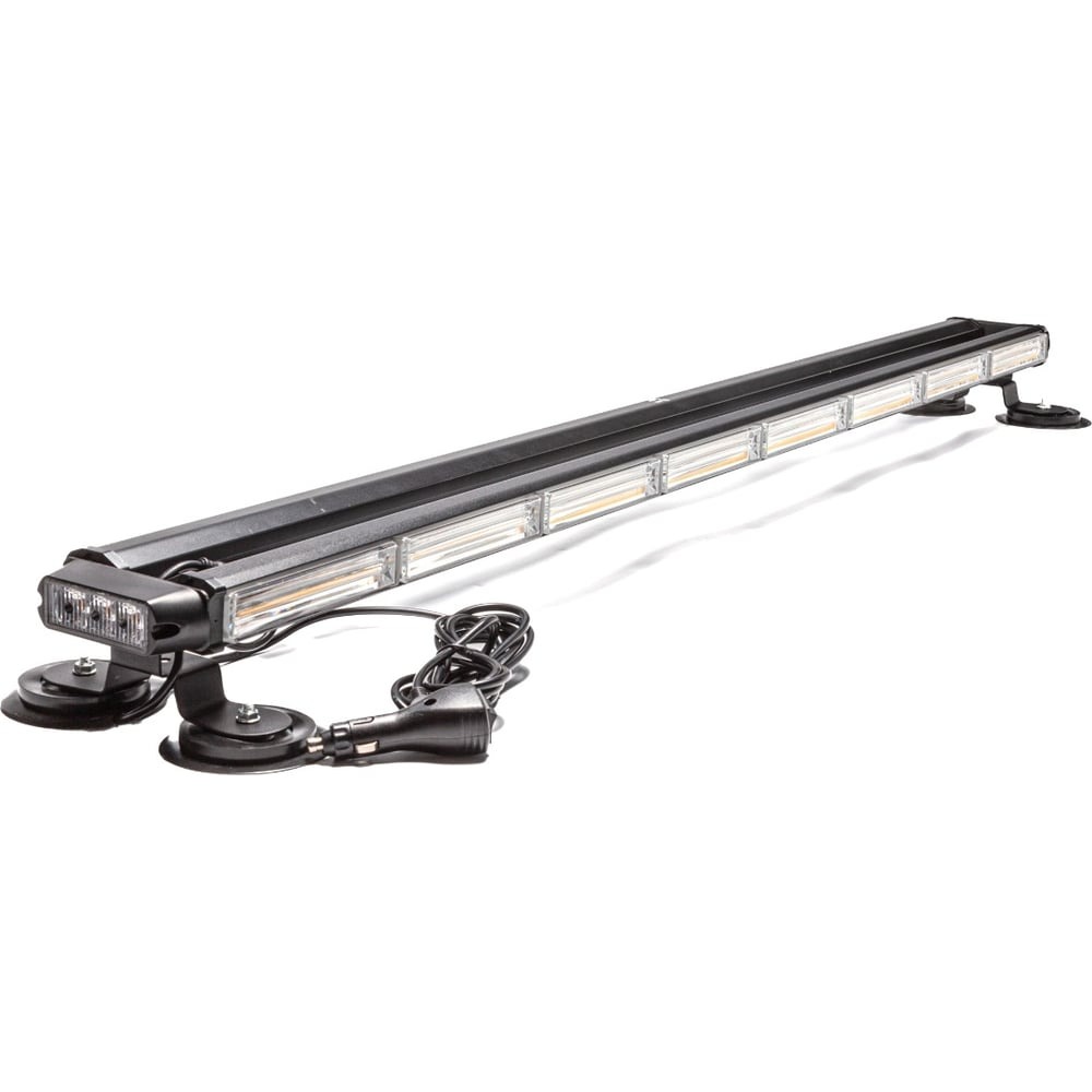 Балка светодиодная LED 12/24В 102W (8+8 блоков COB) на магните стробоскоп 2 стор AVTOELECTRICA AE102W-8COB-4S-M