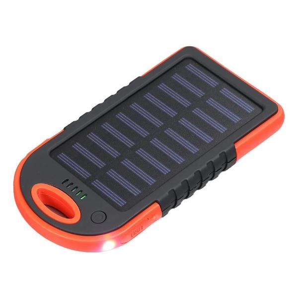 Аккумулятор внешний (power bank) 5000mAH (с зарядкой через USB или солнечную панель) FENOX FAU2007