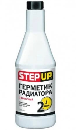 Герметик радиатора жидкий STEPUP 355мл SP9020