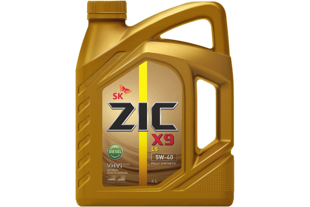 Масло моторное ZIC X9 LS 5W40 синт Diesel 4л 162609