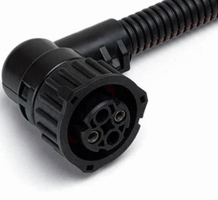 Разъем байонетный угловой 1845-967325 КАМАЗ,МАЗ,ГАЗ,УАЗ (на 3 провода) CARGEN AX521