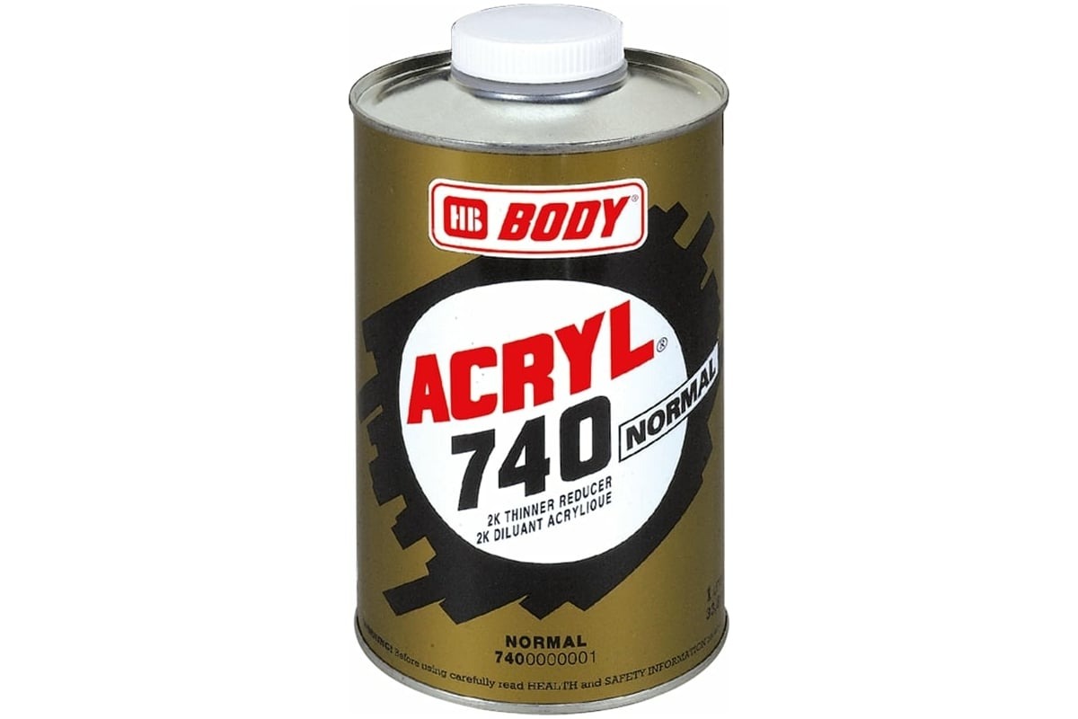 Растворитель HB BODY-740 1л Acril Normal