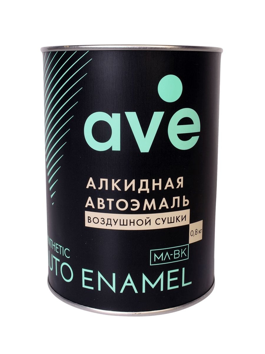 Краска AVE МЛ-ВК 601 Черная 0,8кг
