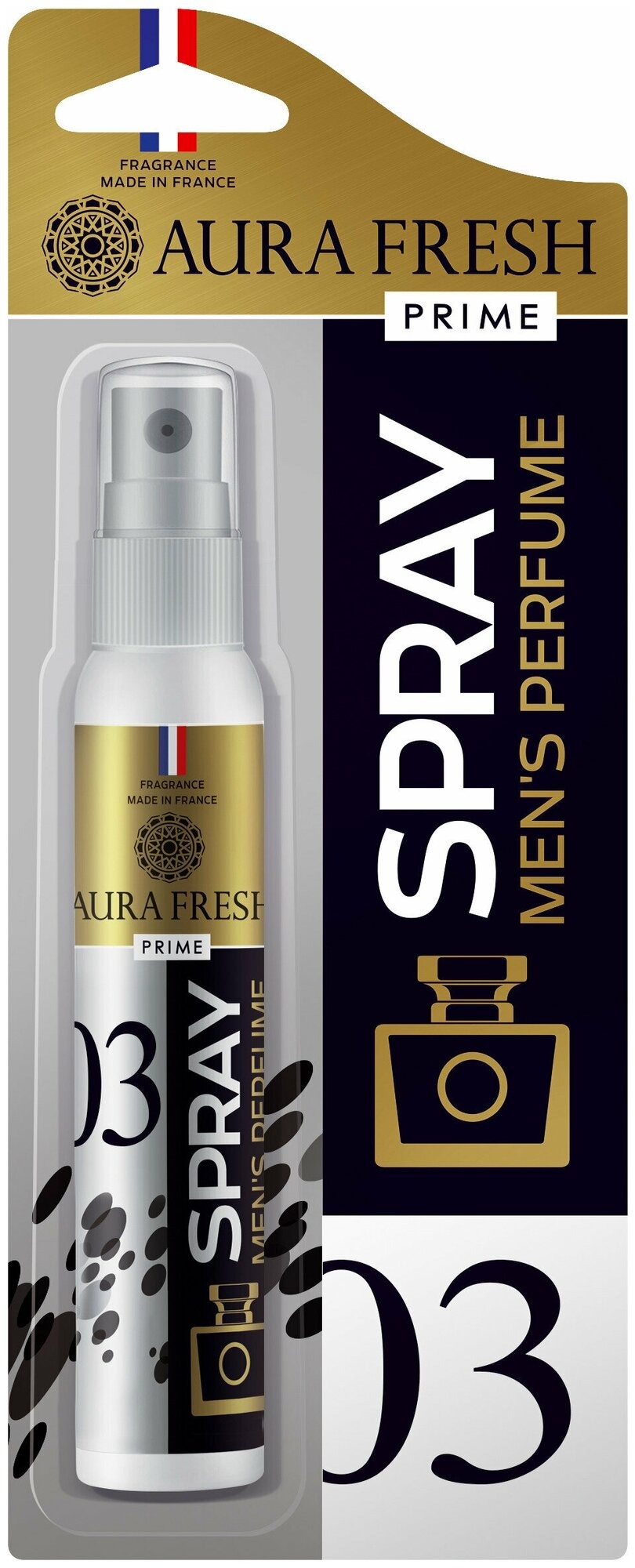 Ароматизатор спрей AURA FRESH спрей Prime Pump Spray №3 (Paco Rabanne-1 Million) 23169