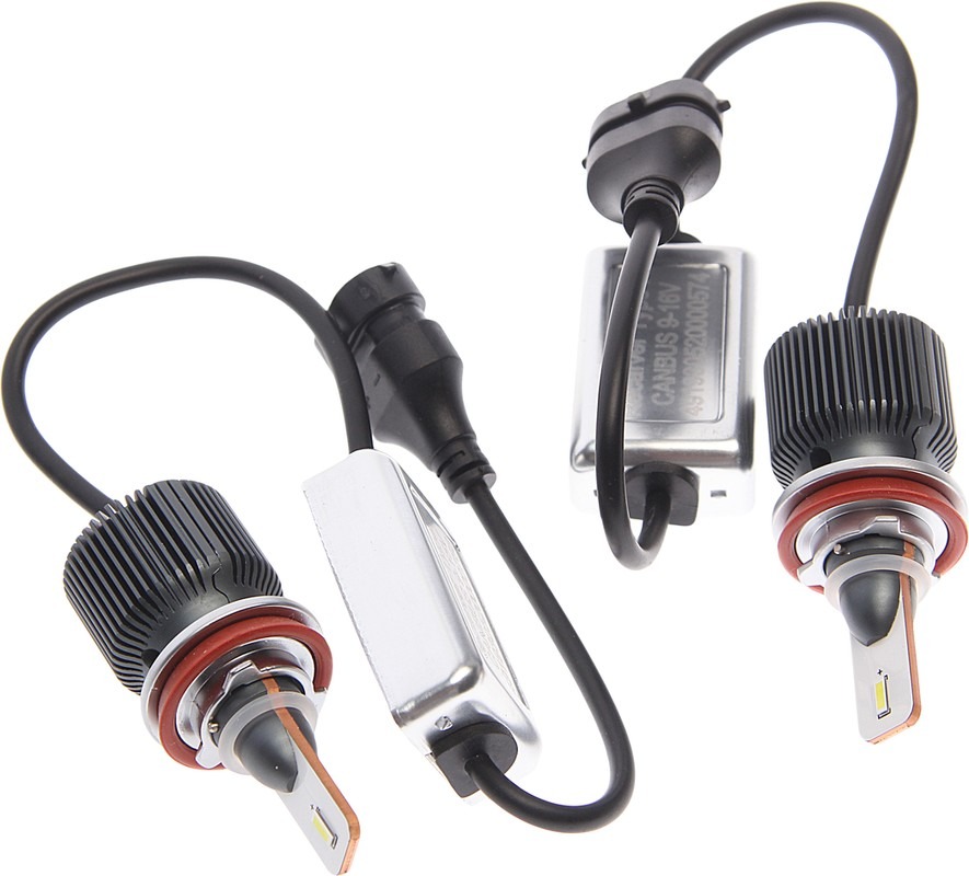 Лампа светодиодная H11 12V PGJ19-2 5000Lm (2шт.) Type R RECARVER RTRLED50H11-2