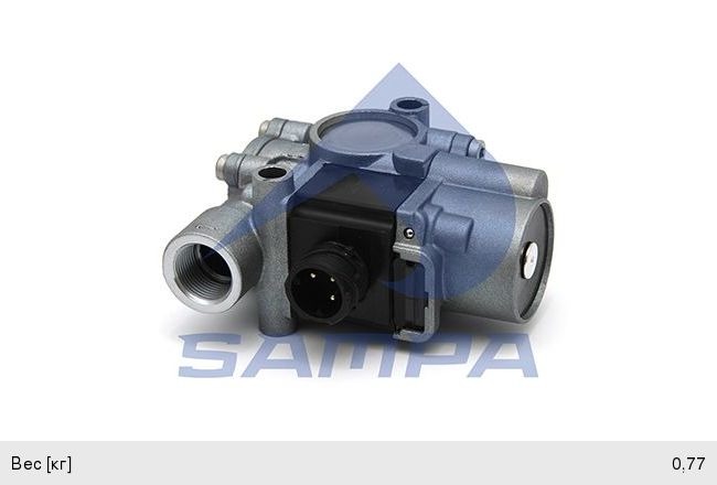 Модулятор АБС DAF IVECO SCANIA VOLVO электрическое соединение байонет SAMPA 094.077