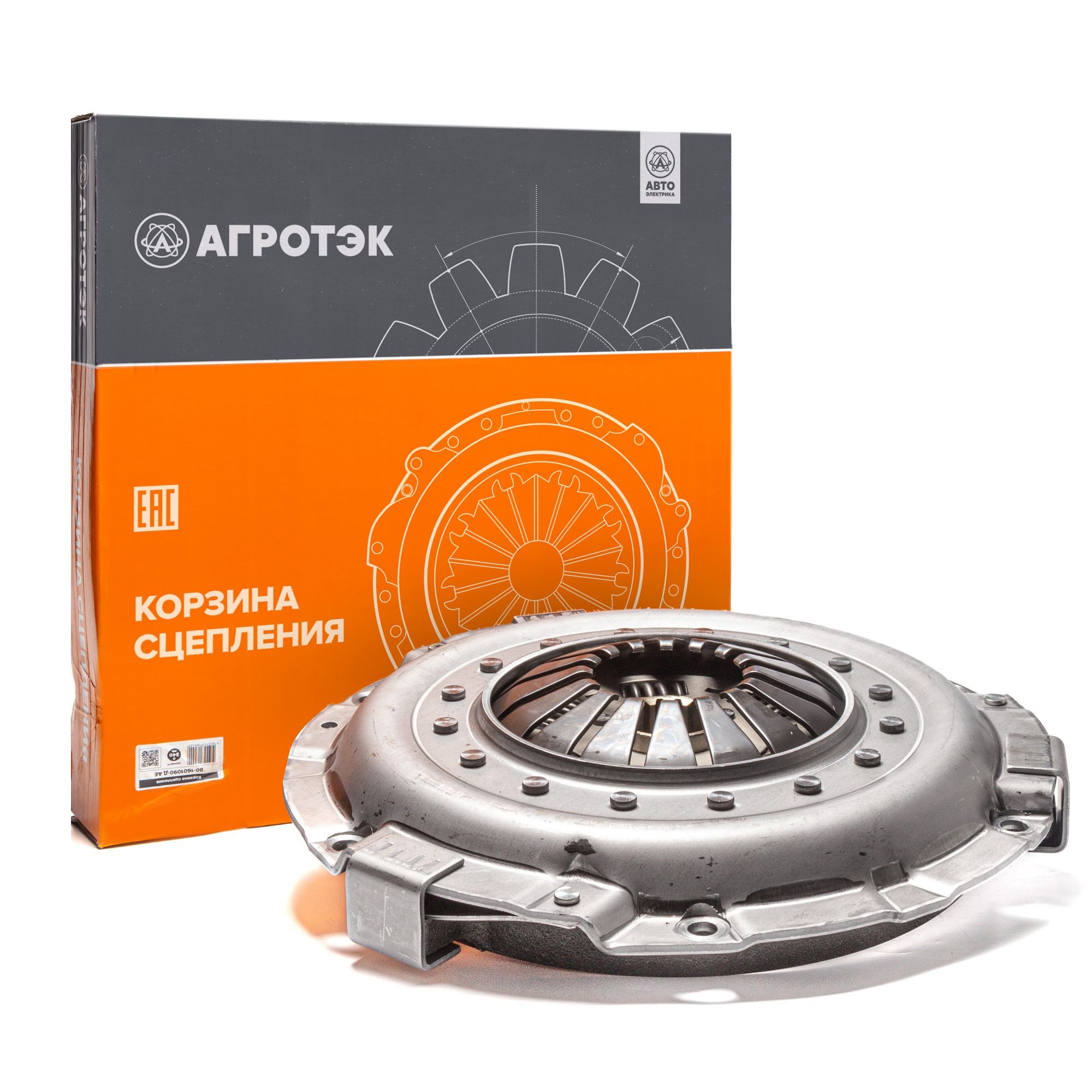 Корзина сцепления МТЗ лепестковая в сборе АГРОТЭК 80-1601090-Д аналог LUK 133061010