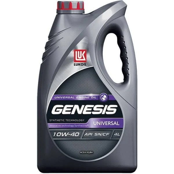 Масло моторное ЛУКОЙЛ GENESIS UNIVERSAL 10W-40 п/синт.  4л 3148646