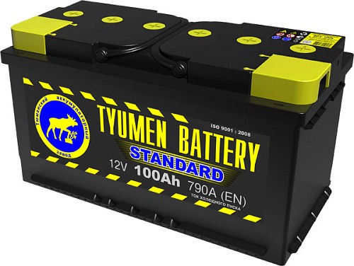 АКБ 100 ТЮМЕНЬ STANDART 6СТ-100 о/п 830А 353х175х190мм