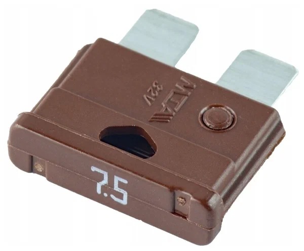 Предохранитель плоский  7,5А UNIVAL MTA 0600420/U7550