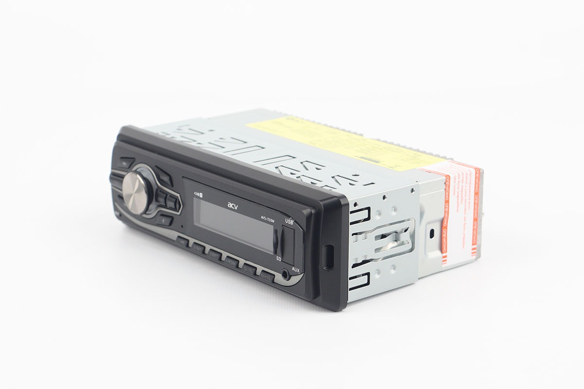 Автомагнитола ACV FM/MP3/USB/SD белая подсветка, несъемная панель AVS-912BW