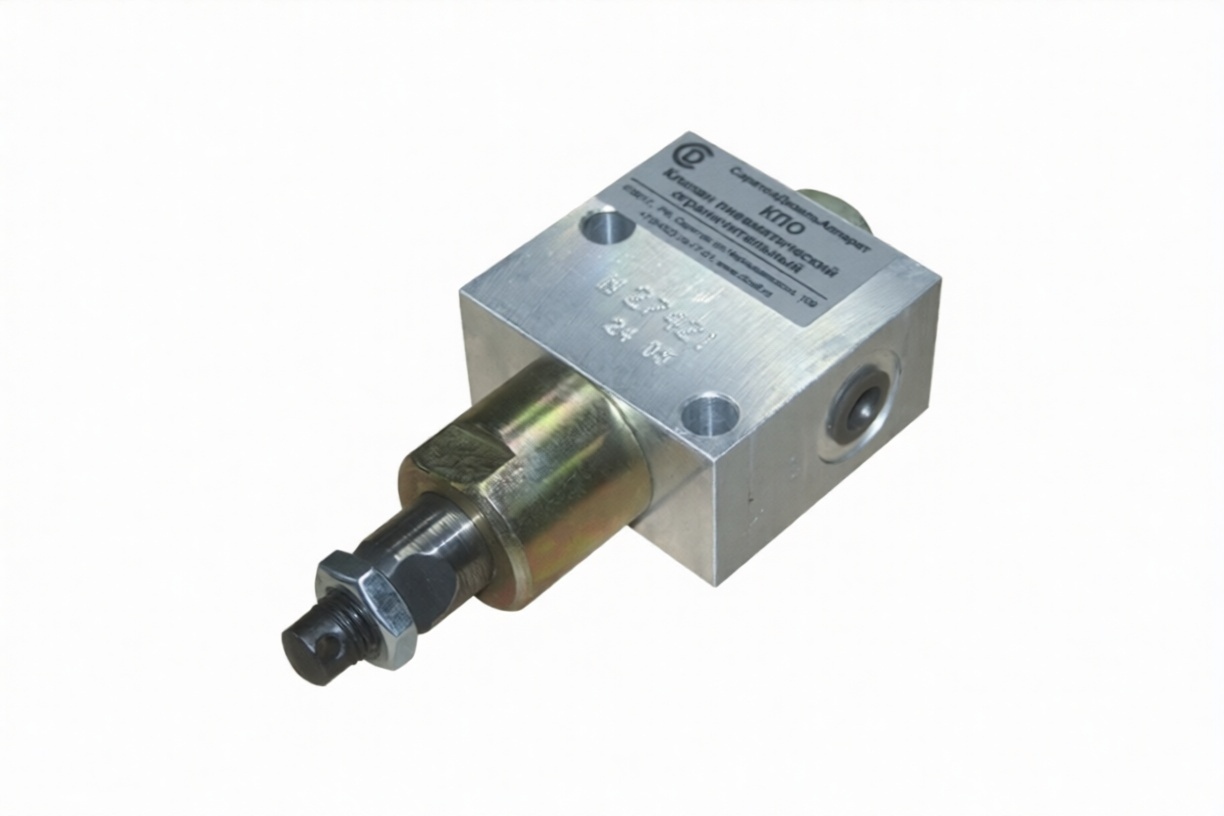 Клапан пневматический КАМАЗ ограничительный КПО.00.000-01